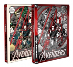 [BE33]**Mondo X Steelbook** The Avengers Blu-ray - 1 Click Both Variant & Standard Edition (2D , Numbered)